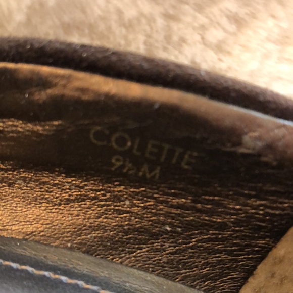 👠 TAHARI, BROWN SUEDE COLETTE PUMPS, SIZE 9 1/2 - Picture 10 of 10